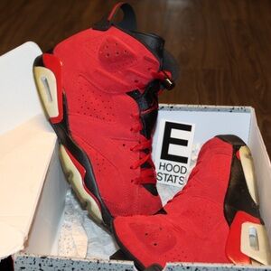 Air Jordan 6 Retro Toro Bravo Mens Size 10 Sneakers